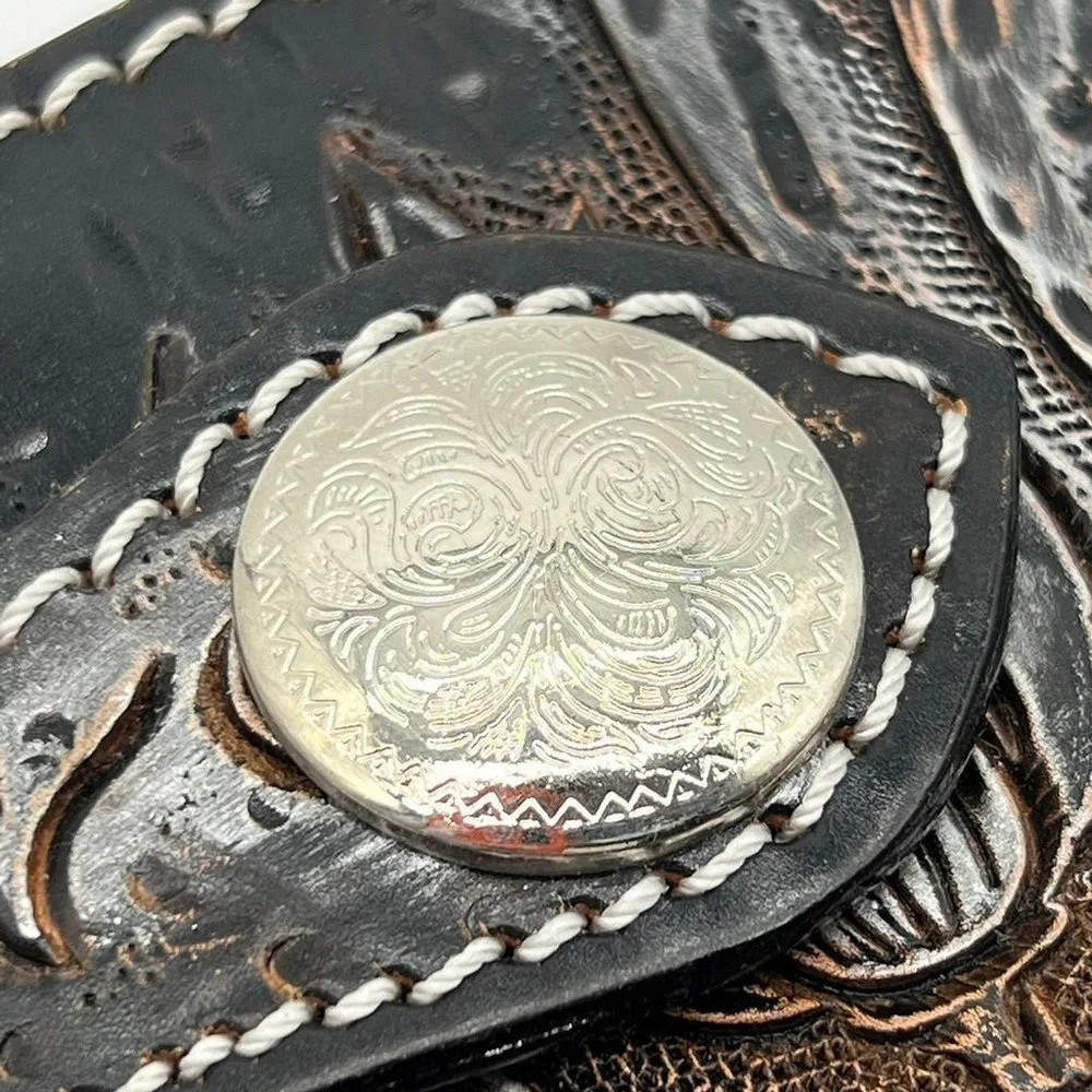 Rockertype koi Leather Wallet Black